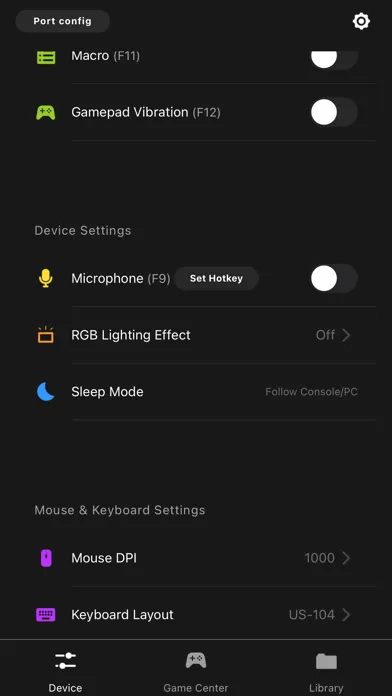 K2 App for KeyMander 2 Adapter Ekran Görüntüleri