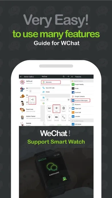 Tangkapan skrin Guide for WChat Messenger