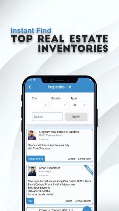 Screenshot di Bahria Plus Properties & CEOs