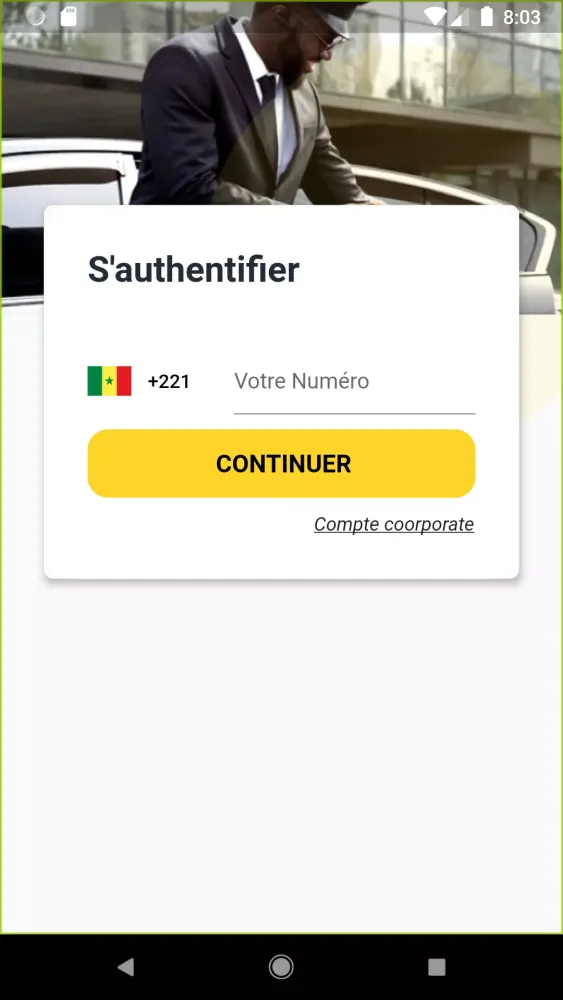 Capturas de pantalla de MAPAUTO Taxi VTC Dakar