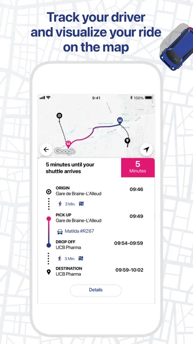 UCB Shuttle應用截圖