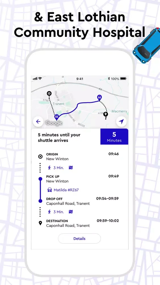 Ảnh chụp màn hình của Prentice DRT app