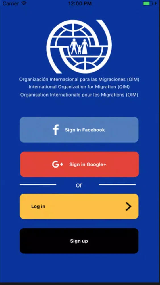 Скриншоты Migrant App