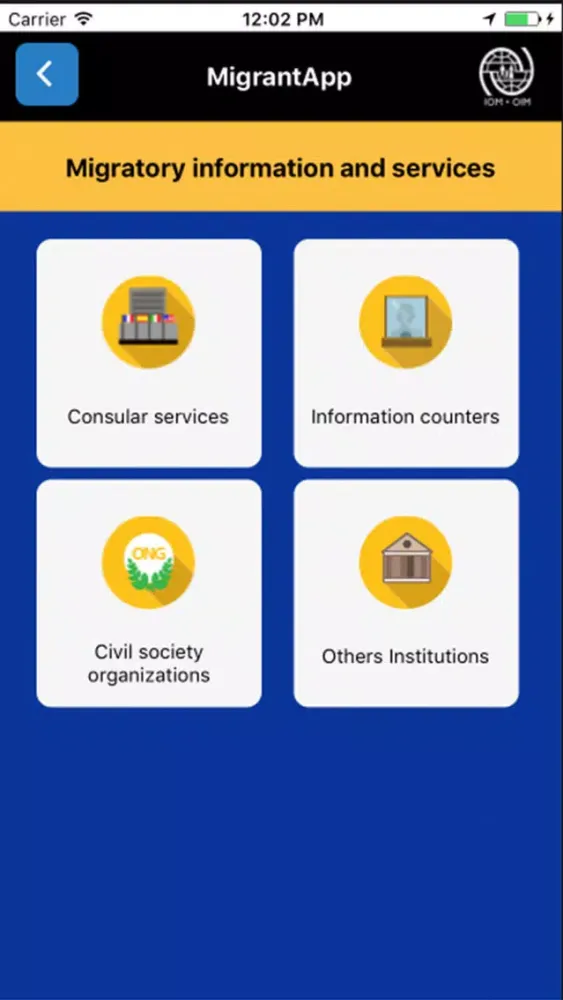 Скриншоты Migrant App