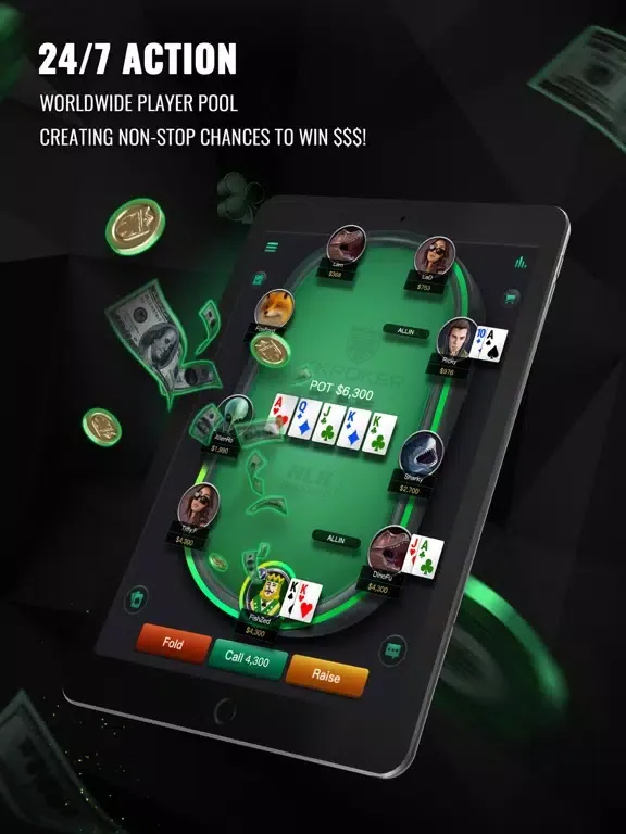 Zrzuty ekranu KKPoker - Holdem, Omaha, OFC iPad 