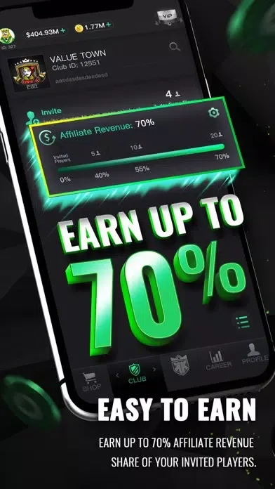 Zrzuty ekranu KKPoker - Holdem, Omaha, OFC
