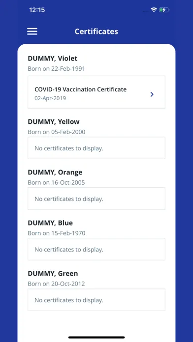 IOM Vaccine 스크린샷