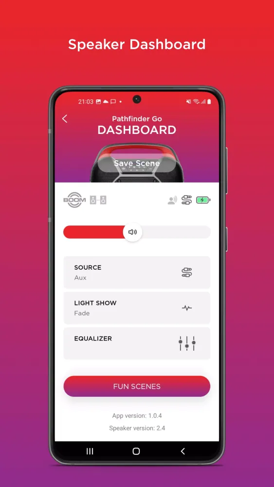 Capturas de pantalla de ION Sound Control™ App