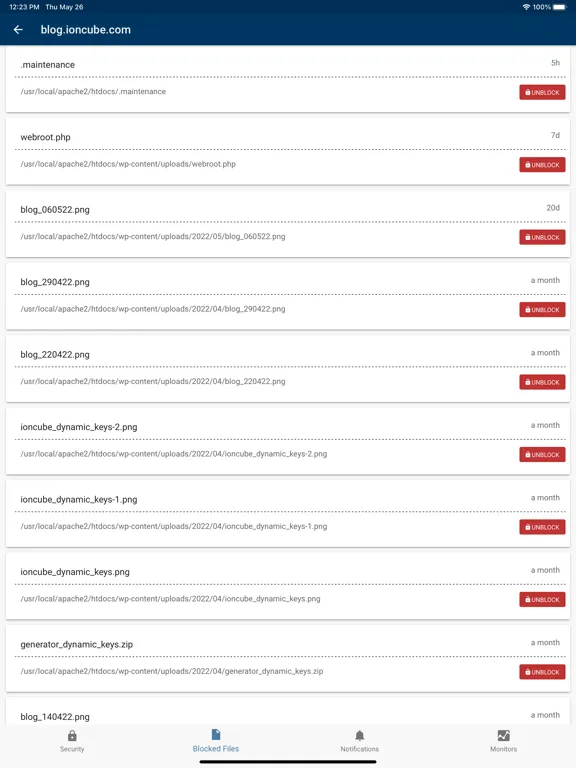 ionCube24 Companion iPad  Screenshots