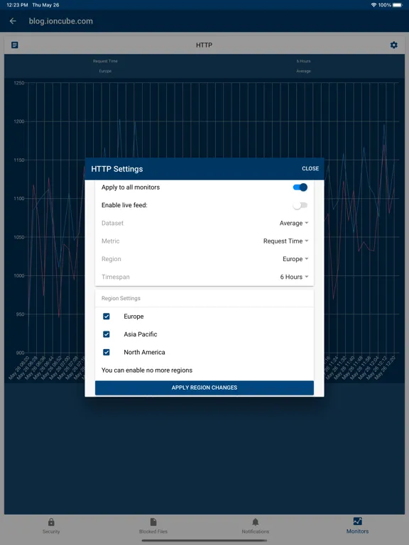 ionCube24 Companion iPad  Screenshots