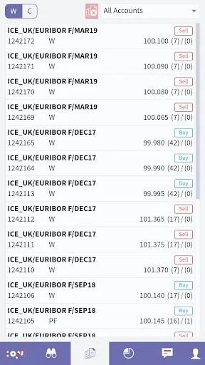 Capturas de pantalla de ION Trader