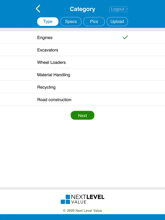 Screenshot di Remarketing Application Live iPad 