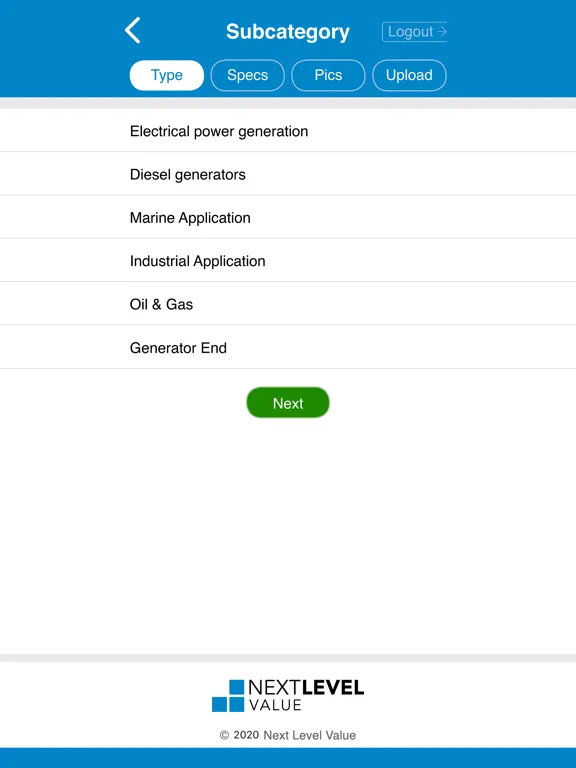 Screenshot di Remarketing Application Live iPad 