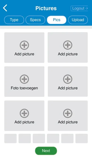 Screenshot di Remarketing Application Live