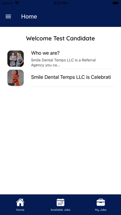 Smile Dental Temps APP স্ক্রিনশট