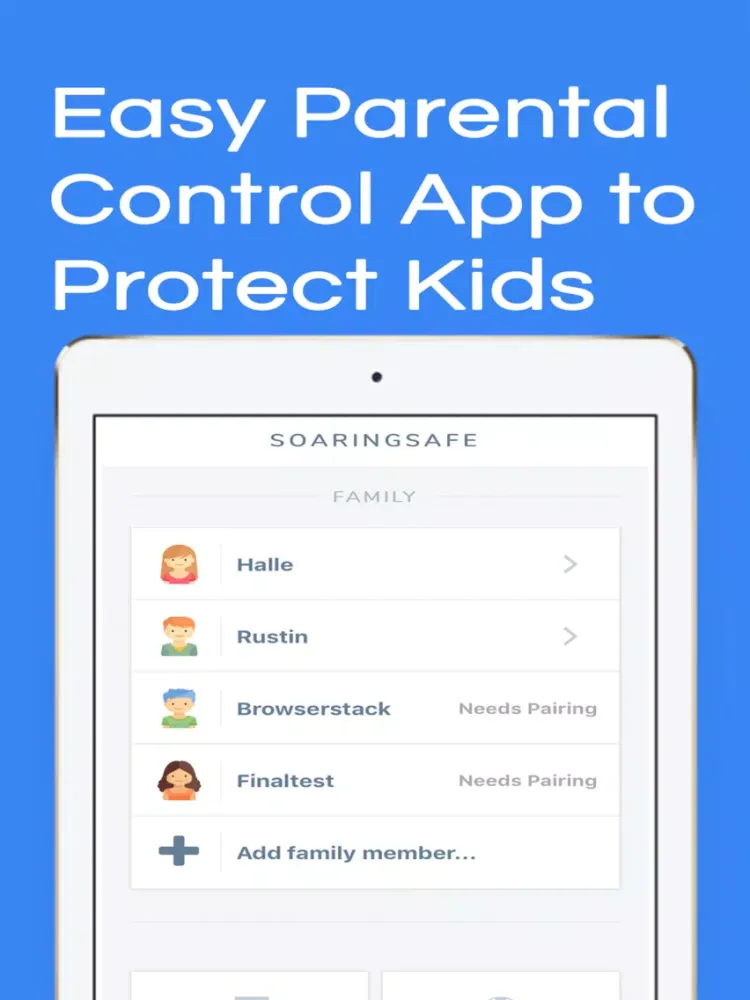 Screenshot di SoaringSafe Parental Control iPad 