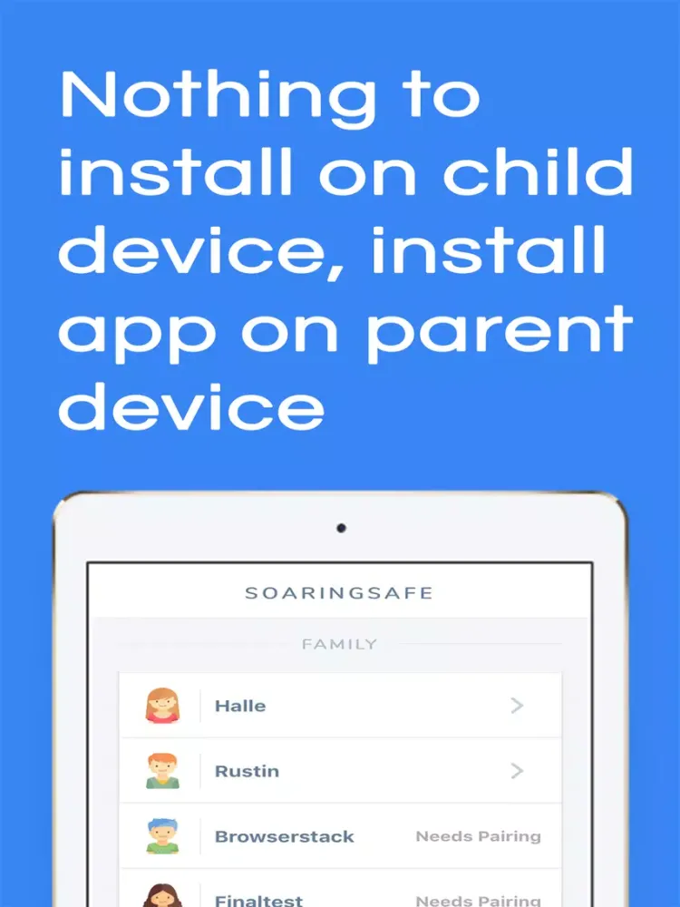 Screenshot di SoaringSafe Parental Control iPad 