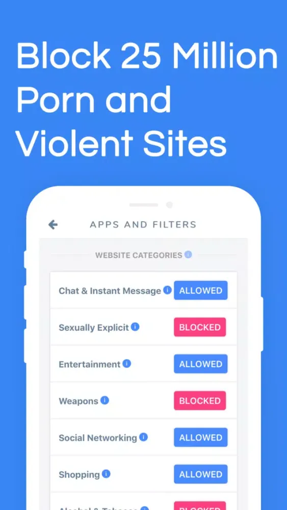 Screenshot di SoaringSafe Parental Control