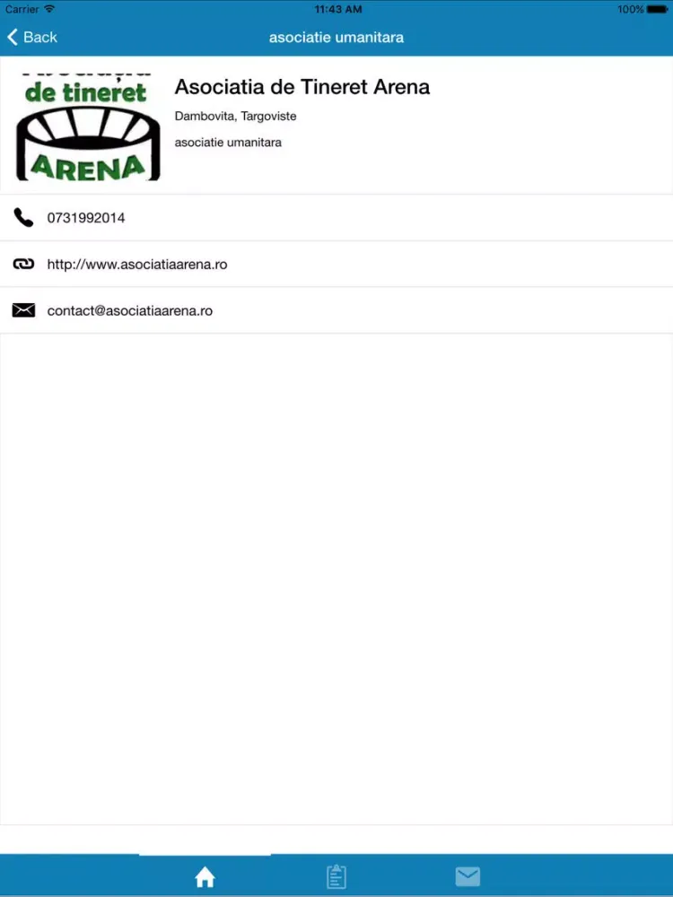 Asociatie Umanitara iPad  স্ক্রিনশট