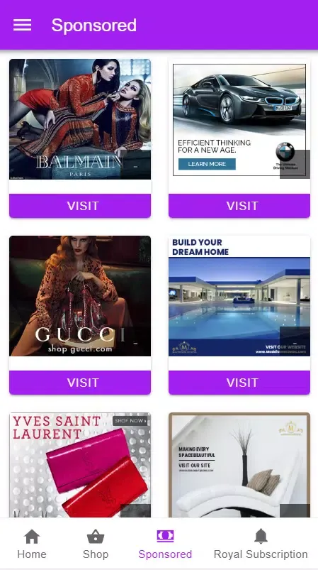 Capturas de tela do Beverly Hills Magazine, LLC