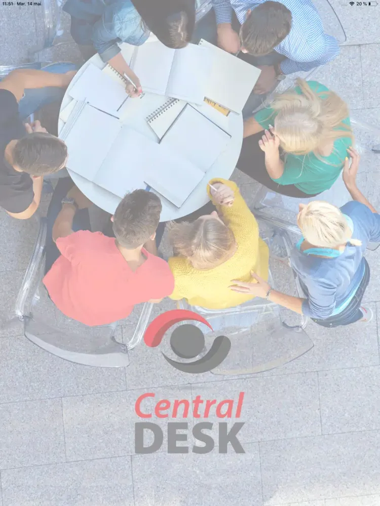 CentralDesk iPad  스크린샷