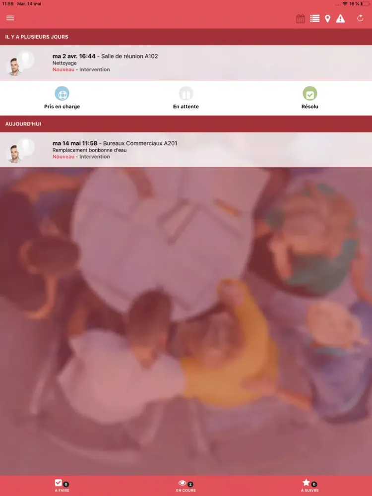 CentralDesk iPad  스크린샷