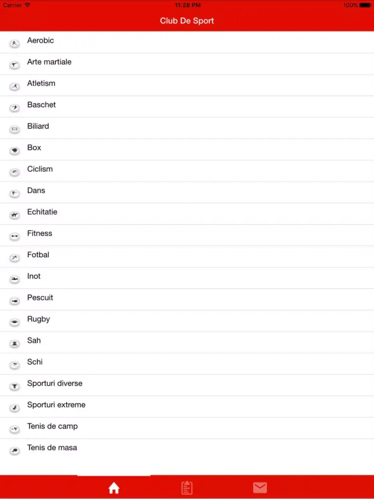 Club De Sport iPad 应用截图