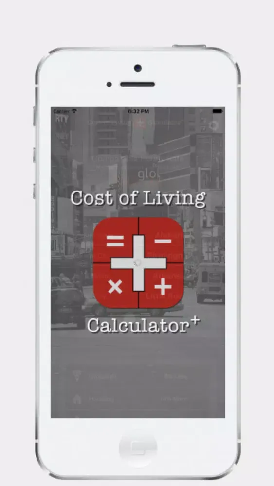 Tangkapan skrin Cost of Living Calculator Plus