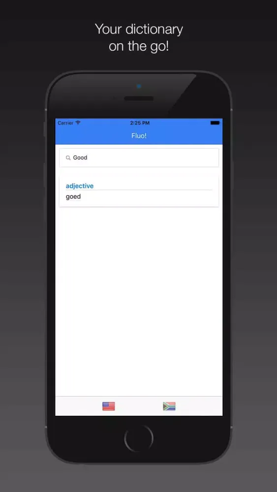 Screenshot di English-Afrikaans Bilingual Dictionary