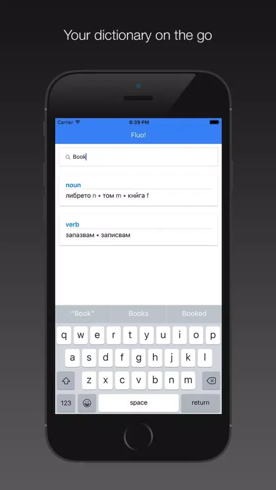 Tangkapan layar English-Bulgarian Bilingual Dictionary