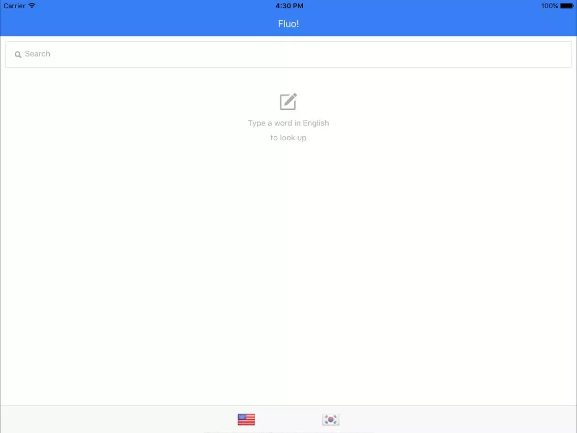 English-Korean Bilingual Dictionary iPad  Ekran Görüntüleri