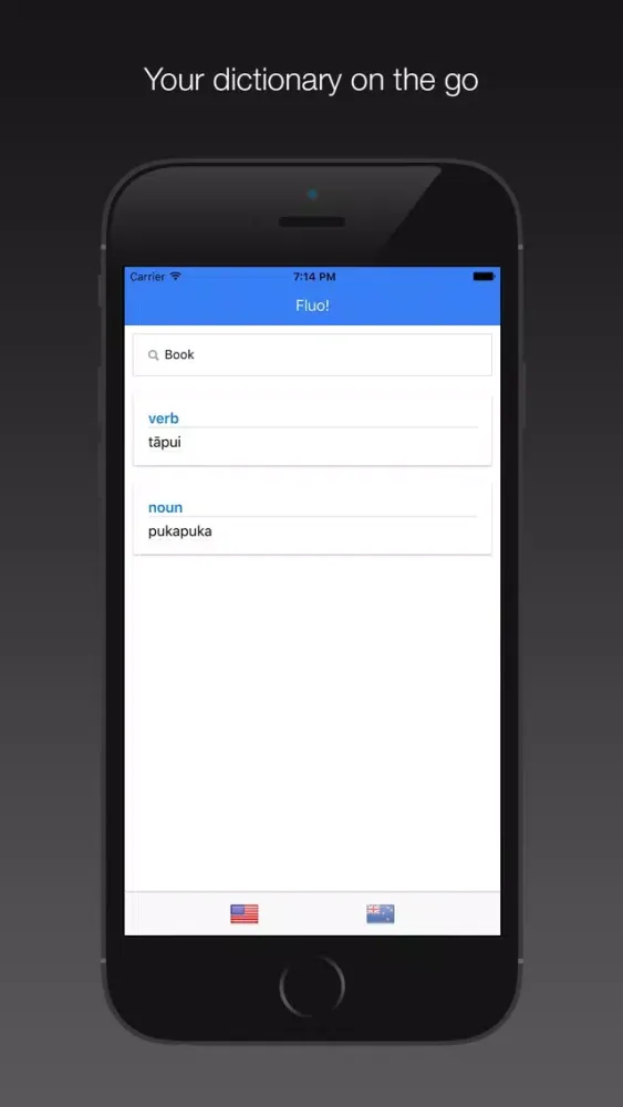 English-Maori Bilingual Dictionary Ekran Görüntüleri