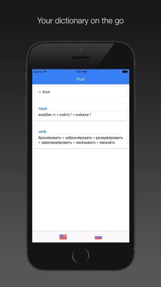 ภาพหน้าจอของ English-Russian Bilingual Dictionary
