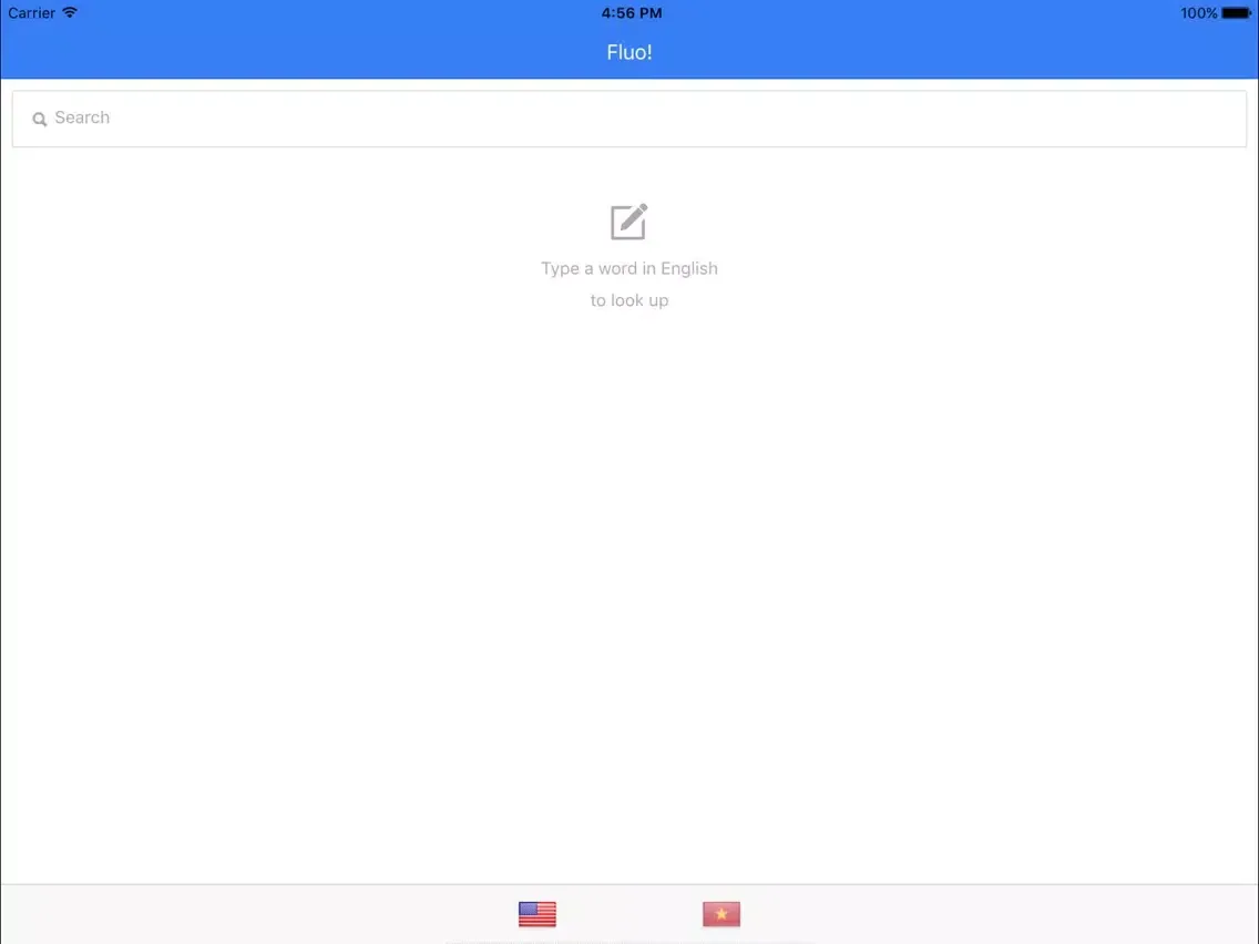 English-Vietnamese Bilingual Dictionary iPad  Screenshots