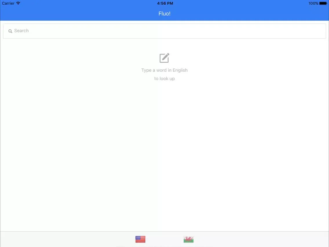 English-Welsh Bilingual Dictionary iPad  Screenshots