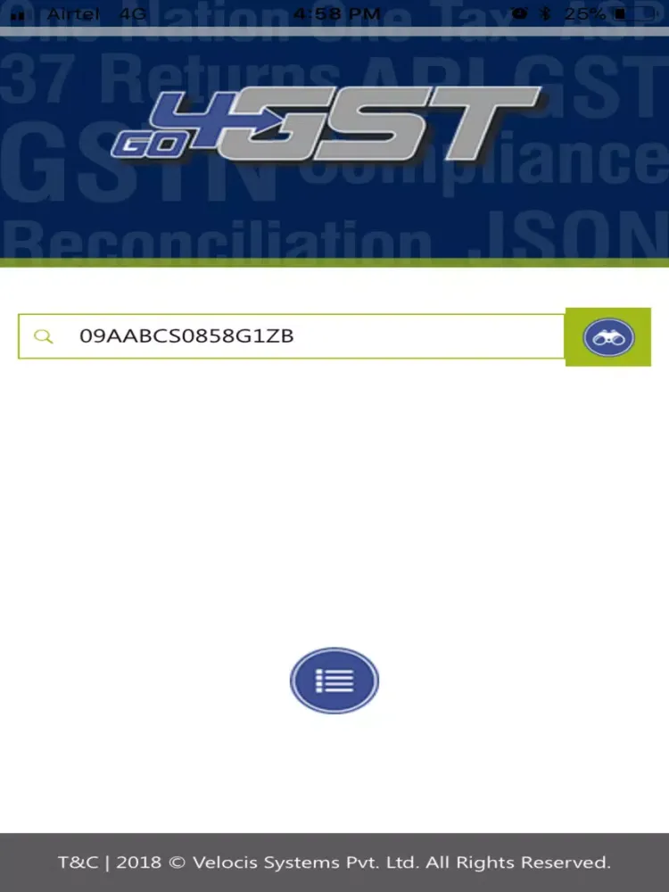 Go4GST GSTIN Lookup iPad 应用截图