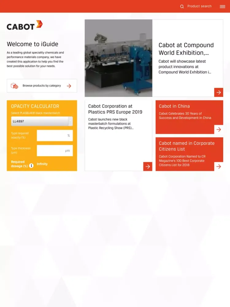 Cabot iGuide iPad Ekran Görüntüleri