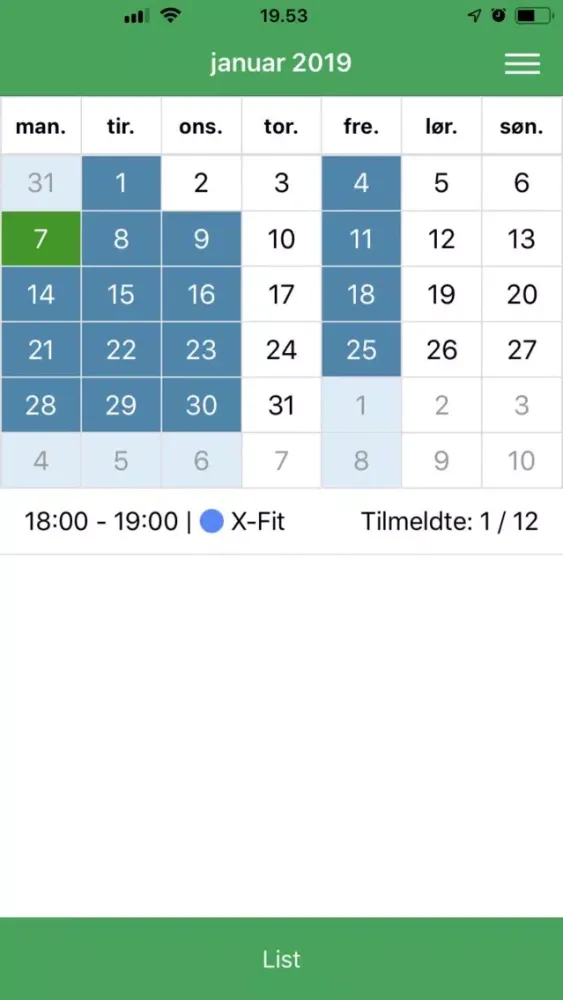 Crossgym Randers应用截图