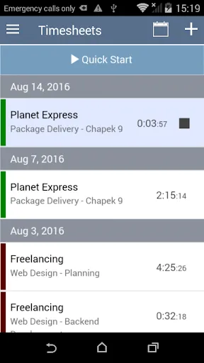 Log My Hours - Time Tracking Screenshots