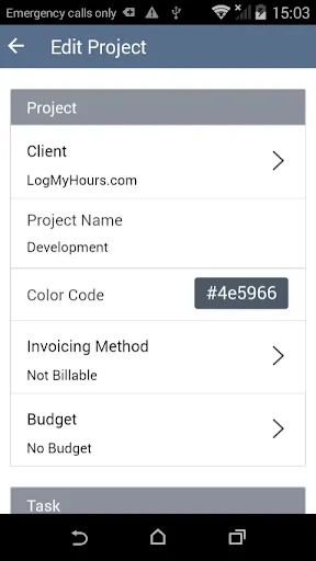 Log My Hours - Time Tracking Screenshots