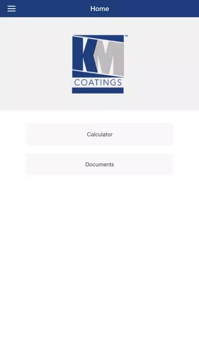 KM Coatings Calculator Screenshots