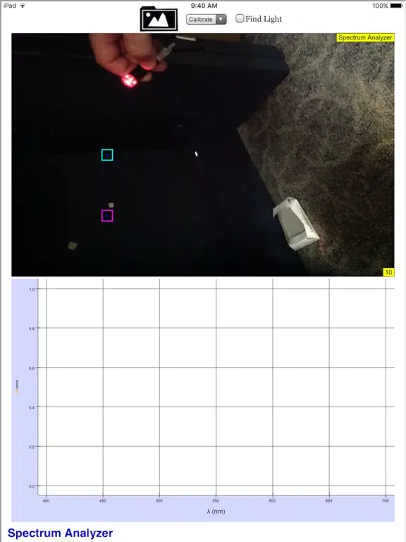 Light Spectrum Analyzer iPad 应用截图