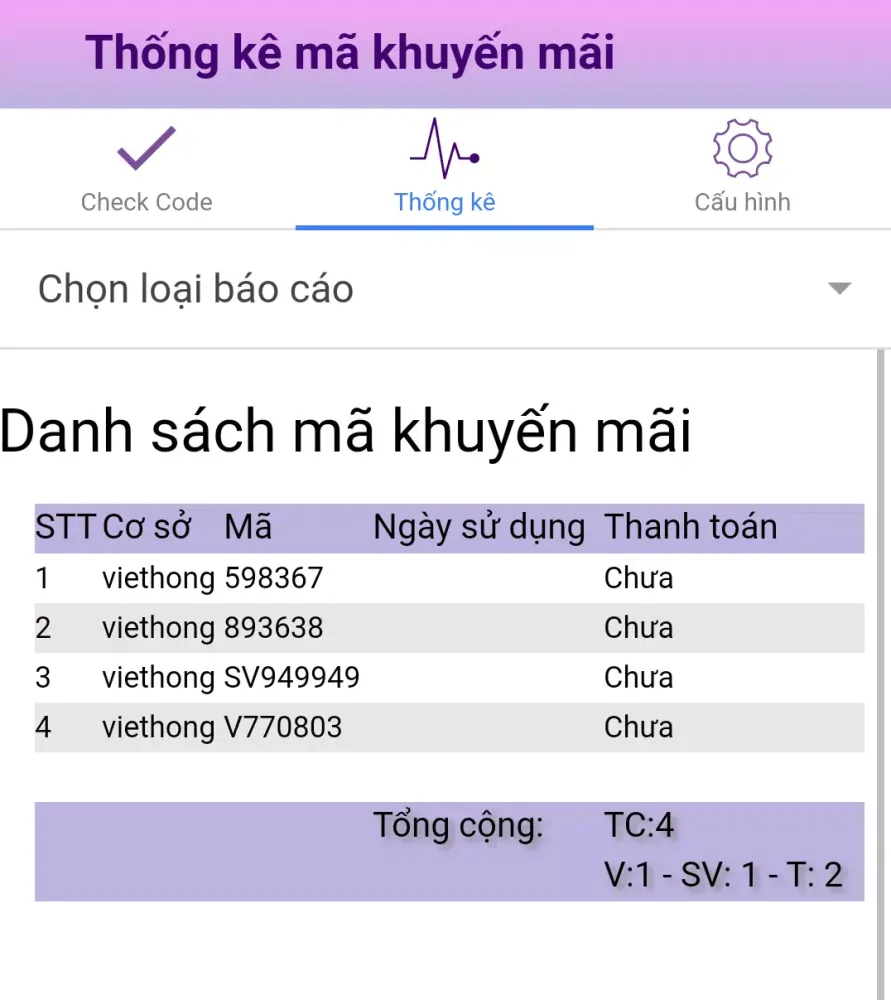Ảnh chụp màn hình của Camapro - nhà cung cấp
