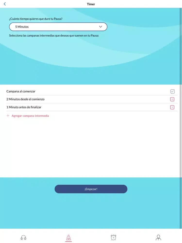 Pausa: meditar calma tu mente iPad  スクリーンショット