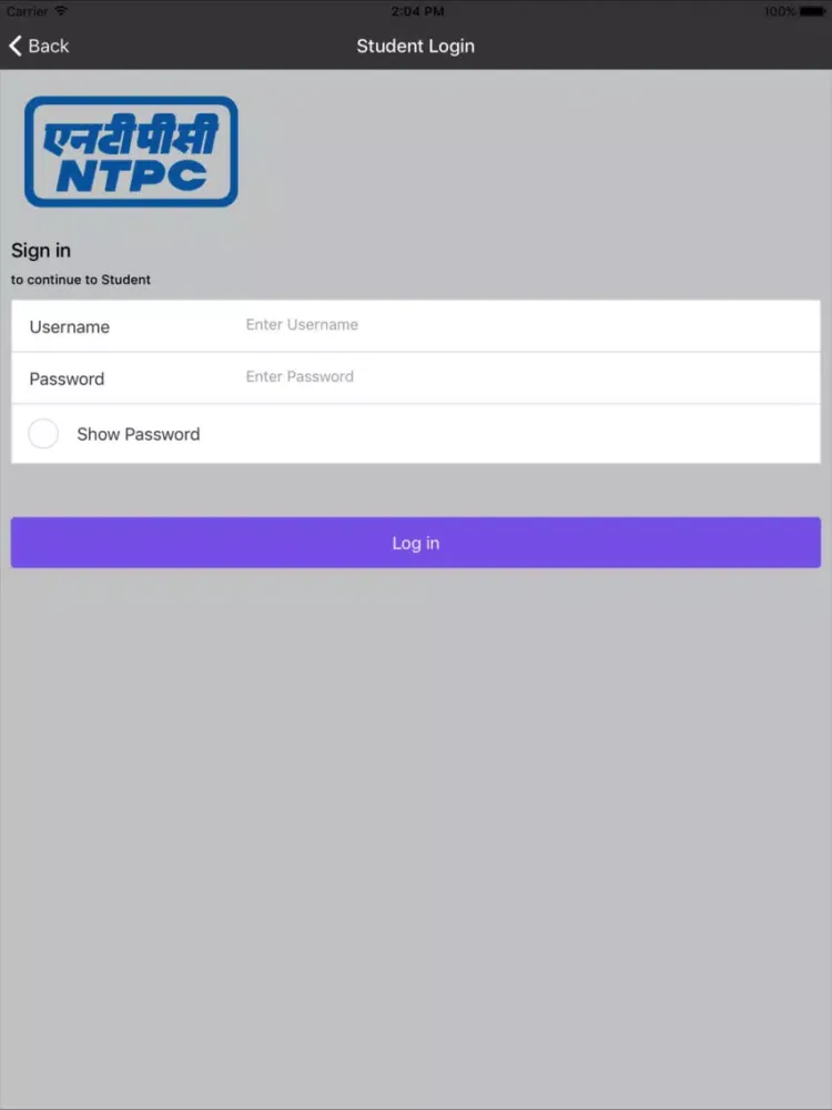 NTPC PMI NSB iPad  스크린샷