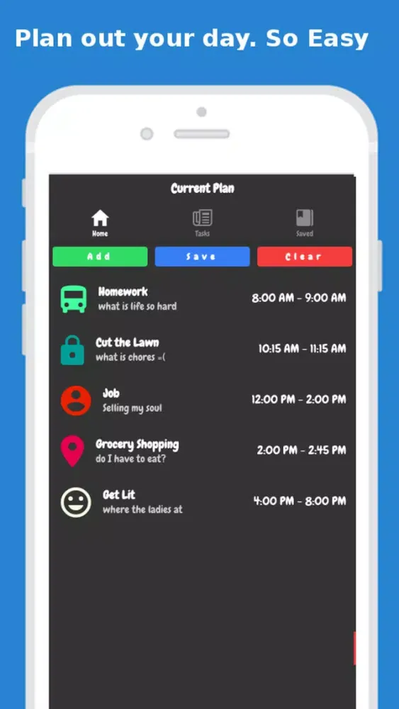 Day Planner Assistant - Custom Schedule スクリーンショット