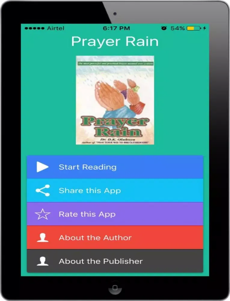 Tangkapan skrin Prayer Rain iPad 
