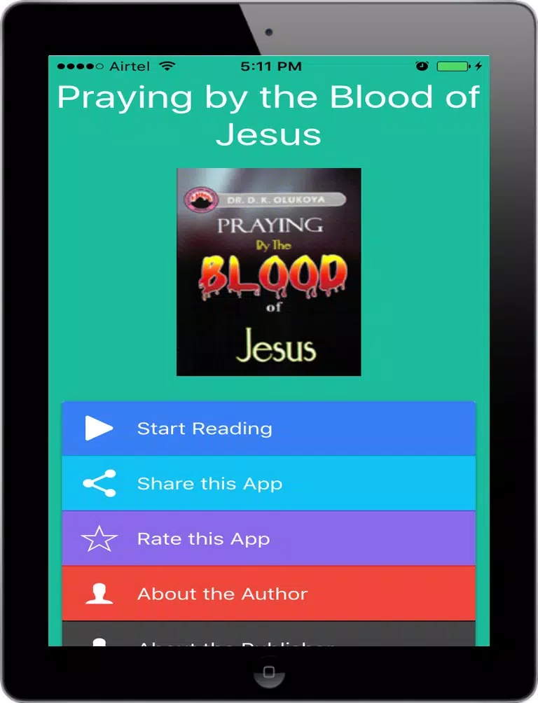 Praying by the Blood of Jesus iPad  Screenshots