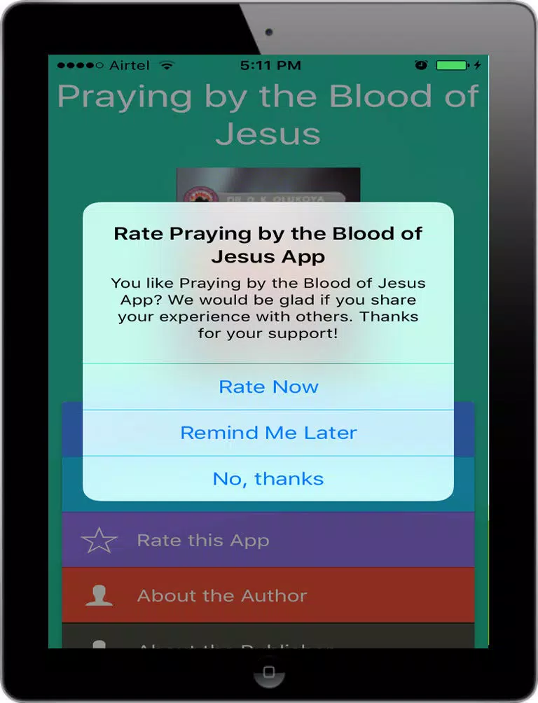 Praying by the Blood of Jesus iPad  Screenshots