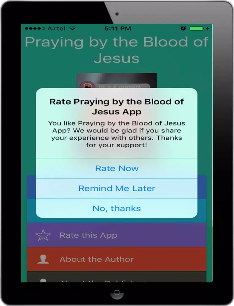 Praying by the Blood of Jesus iPad  Ekran Görüntüleri